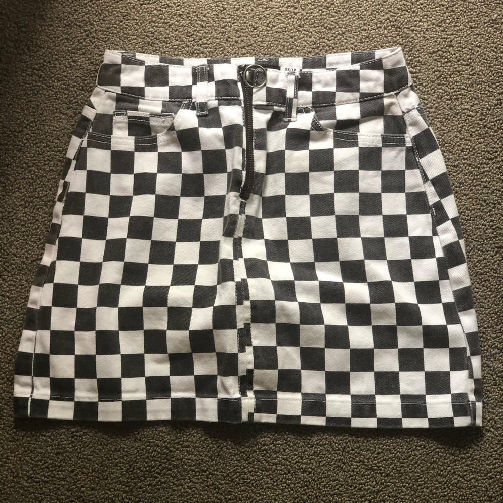 BDG Checkered skirt